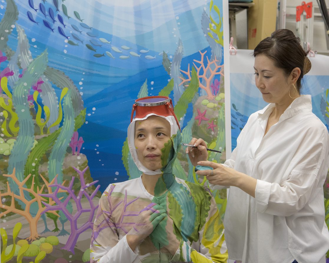 鳥羽市観光ポスター広告ボディペインティング深井仁美の画像